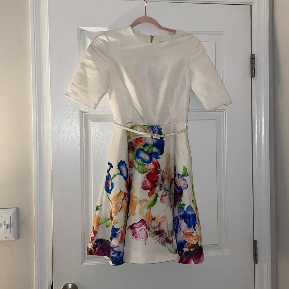 •Ted Baker Tutsi Tapestry Belted Dress
